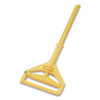 Quick Change Mop Handle. Vinyl Coating, 60", Yellow