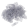 Premium Jumbo Paper Clips, Jumbo, Smooth, Silver, 100/Box, 10 Boxes/Pack