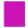 Poly One-Subject Notebook, Medium/College Rule, Randomly Assorted Cover Color, (100) 11 x 9 Sheets