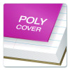 Poly One-Subject Notebook, Medium/College Rule, Randomly Assorted Cover Color, (100) 11 x 9 Sheets