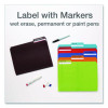 Colorful Poly File Folders, 1/3-Cut Tabs: Assorted, Letter Size, Assorted Colors, 24/Pack