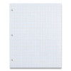 Composition Paper, 3-Hole, 8.5 x 11, 1/4", Quadrille: 4 Sq/In, 500 Sheets/Ream