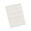 Skip-A-Line Ruled Newsprint Paper, 3/4" Two-Sided Long Rule, 8.5 x 11, 500/Ream