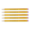 Sharpwriter Mechanical Pencil, 0.7 Mm, Hb (#2), Black Lead, Classic Yellow Barrel, 5/Pack