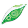 Dryline Grip Correction Tape, Non-Refillable, 0.2" x 27.92 Ft, White Tape, Translucent Green/White Dispenser