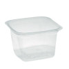 Pet Square Container, 16 Oz, 4 x 4 x 3, Clear, Plastic, 480/Carton