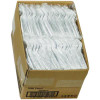 Fieldware Cutlery, Individually Wrapped, Mediumweight Fork, Plastic, White, 1,000/Carton