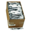 Gardenware Cutlery Kit, Individually Wrapped, Heavyweight, Fork/Knife/Napkin, Plastic, Black, 500/Carton