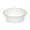 Plastic Portion Cup, 1.5 Oz, Translucent, 125/Sleeve, 20 Sleeves/Carton