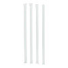 Giant Paper-Wrapped Straw, 10.25", Polypropylene, Translucent, 1,800/Carton