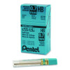 Super Hi-Polymer Lead Refills, 0.7 Mm, Hb, Black, 12 Leads/Tube, 12 Tubes/Box