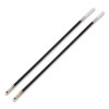 Refill For Pentel R.S.V.P. Ballpoint Pens, Medium 1 Mm Conical Tip, Black Ink, 2/Pack