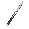 Energel Alloy Rt Gel Pen, Retractable, Medium 0.7 Mm, Black Ink, Black/Aluminum Barrel