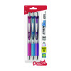 Energel Rtx Gel Pen, Retractable, Medium 0.7 Mm, Assorted Pastel Ink And Barrel Colors, 3/Pack