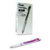 Energel Rtx Deluxe Gel Pen, Retractable, Medium 0.7 Mm, Black Ink, Pearl/Translucent Pink Barrel, Dozen