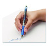 Energel Rtx Gel Pen, Retractable, Bold 1 Mm, Blue Ink, Blue/Gray Barrel, Dozen