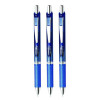 Energel Rtx Deluxe Gel Pen, Retractable, Fine 0.5 Mm, Blue Ink, Blue/Silver Barrel, 3/Pack