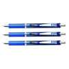 Energel Rtx Deluxe Gel Pen, Retractable, Fine 0.5 Mm, Blue Ink, Blue/Silver Barrel, 3/Pack