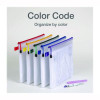 Poly Travel Pouch Set, 13.19" x 10.44", Assorted Colors, 10/Pack