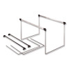 Letter Size Adjustable Hanging File Folder Frame, 14" To 18" Long, Gray/Silver, 2/Box