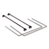 Letter Size Adjustable Hanging File Folder Frame, 14" To 18" Long, Gray/Silver, 2/Box