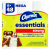 Essentials Strong Bathroom Tissue, Septic Safe, 1-Ply, White, 429 Sheets/Roll, 12 Rolls/Pack, 4 Packs/Carton