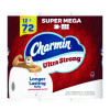 Ultra Strong Bathroom Tissue, Septic Safe, 2-Ply, White, 363 Sheets/Roll, 12 Rolls/Pack
