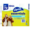 Essentials Soft Bathroom Tissue, Septic Safe, 2-Ply, White, 330 Sheets/Roll, 18 Rolls/Carton