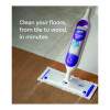 Powermop Mopping Pads, 5.3 x 15.4, White/Purple, 5 Pads/Box