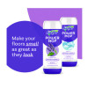 Powermop Mopping Pads, 5.3 x 15.4, White/Purple, 5 Pads/Box