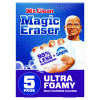 Magic Eraser, Ultra Foamy, 4.6 x 2.3, 0.7" Thick, White, 5/Pack, 4 Packs/Carton