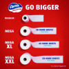 Ultra Strong Bathroom Tissue, Septic Safe, 2-Ply, White, 330 Sheets/Roll, 6 Rolls/Pack, 3 Packs/Carton