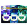 Plug Air Freshener Refills, Mountain/Ocean/Rainforest, 2.63 Oz, 3/Pack, 6 Packs/Carton