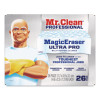 Magic Eraser Ultra Pro Multi-Purpose Cleaner, 4.72 x 1.38, 2.56" Thick, White, 26/Carton