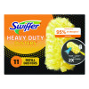 Heavy Duty Dusters Refill, Trap + Lock Fiber, Yellow, 11/Box