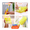 Heavy Duty Dusters Refill, Trap + Lock Fiber, Yellow, 11/Box