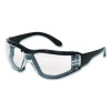 Zenon Z12 Polycarbonate Safety Glasses, Black Nylon Frame, Clear Polycarbonate Lens