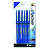 Precise V7 Rollerball Pen, Stick, Fine 0.7 Mm, Blue Ink, Blue/Clear Barrel, 5/Pack