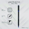 Pentonic Ballpoint Pen, Stick, Fine 0.7 Mm, Assorted Ink Colors, Black Barrel, 25/Pack