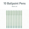 Pentonic Gel Pen, Stick, Fine 0.7 Mm, Black Ink, Pale Gray Barrel, 10/Pack