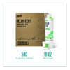 Eco-Id Compostable Paper Hot Cups, 10 Oz, White/Green, 500/Carton