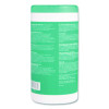 Disinfecting Wipes, 7 x 8, Fresh, White, 75 Wipes/Canister, 6/Carton