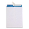 Redi-Strip Security Tinted Envelope, Antimicrobial, #10 1/2, Cheese Blade Flap, Redi-Strip Closure, 9 x 12, White, 100/Box