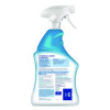 Bathroom Cleaner With Hydrogen Peroxide, Cool Spring Breeze, 32 Oz Trigger Spray Bottle, 12/Carton