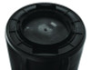 Vented Round Brute Container, 32 Gal, Plastic, Black, 6/Carton