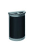 Enhance Series Waste Receptacle, Dual Top Hole, 11.5 Gal, Metal, Pearl Gray/Umbra Gray