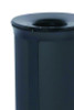 Enhance Series Waste Receptacle, 23 Gal, Metal, Jet Black Metallic