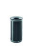 Enhance Series Waste Receptacle, 33 Gal, Metal, Pearl Gray/Umbra Gray