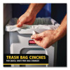 Slim Jim Recycling Station Kit, 1-Stream Landfill, 23 Gal, Plastic, Gray/Black