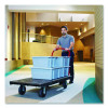 Palletote Box, 11.97 Gal, 1.6 Cu Ft, 15.5" x 19.5" x 13", Gray